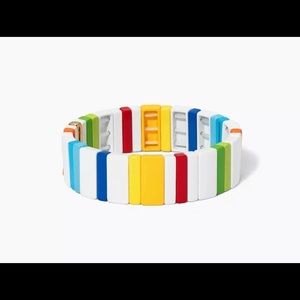 Enamel bead elastic popular bracelet
